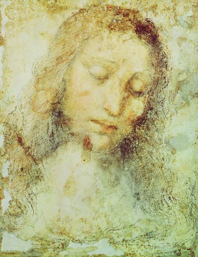 Testa di Cristo da Leonardo da Vinci
