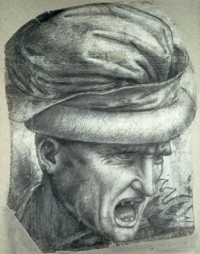 Testa di un guerriero, copia di un dettaglio da 
