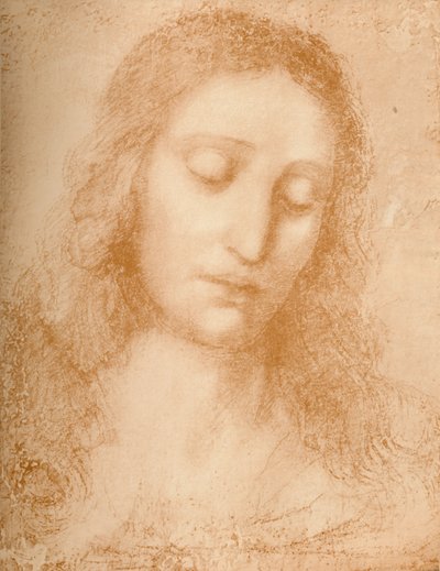 Testa del Redentore, XV secolo, 1932 da Leonardo da Vinci