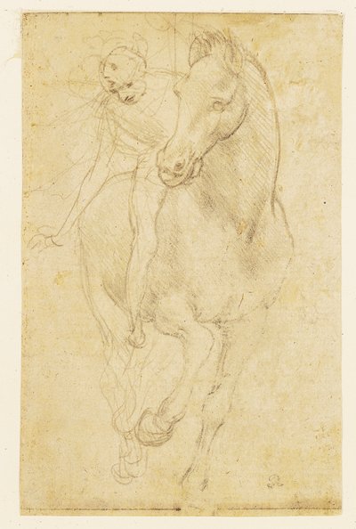 Cavallo e Cavaliere, c.1480 da Leonardo da Vinci