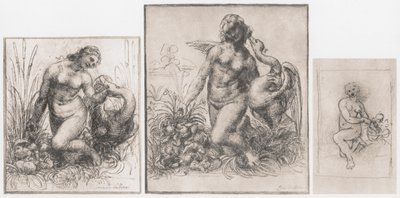 Leda e il cigno, c1504-1506 da Leonardo da Vinci