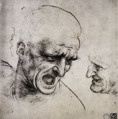 Studio per la Battaglia di Anghiari da Leonardo da Vinci