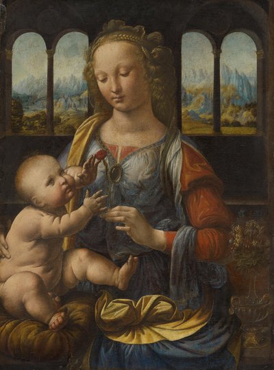 Madonna con il Garofano c.1478 da Leonardo da Vinci