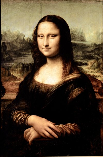 Monna Lisa, 1503-6 circa (olio su tavola) da Leonardo da Vinci