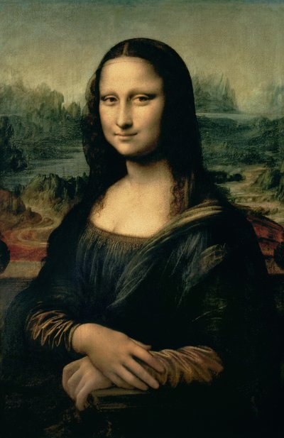 Monna Lisa, 1503-6 circa (olio su tavola) da Leonardo da Vinci
