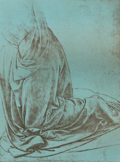 Studio preparatorio di drappeggio per l