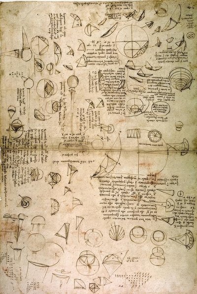 Quadratura del cerchio da Leonardo da Vinci