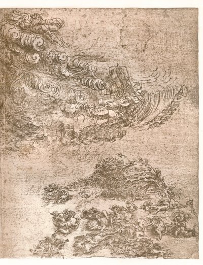 Rappresentazione di una tempesta, c1472-c1519 1883 da Leonardo da Vinci