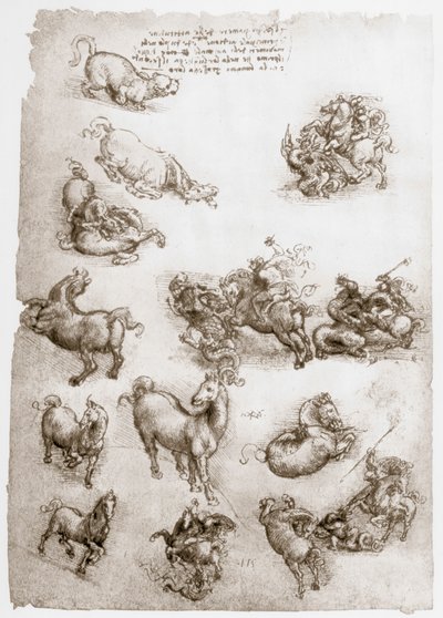 San Giorgio e il drago da Leonardo da Vinci