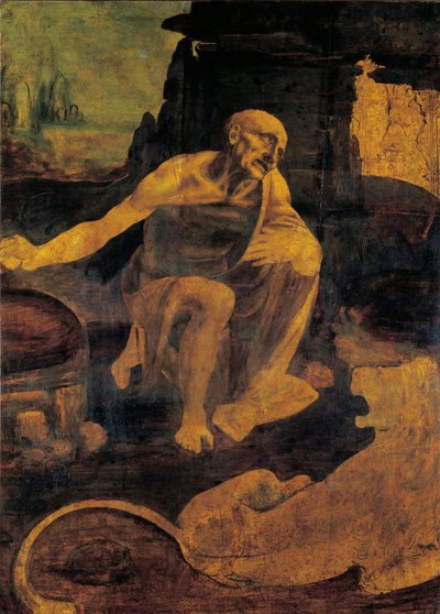 San Girolamo, c.1480-82 da Leonardo da Vinci