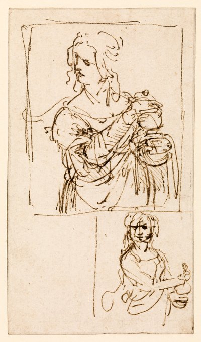 Studi per Santa Maria Maddalena da Leonardo da Vinci