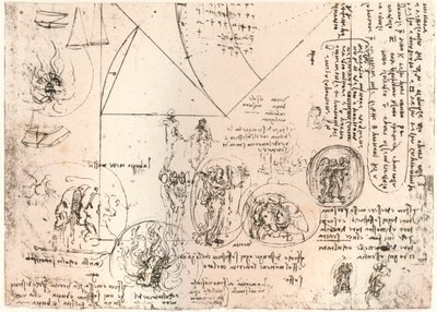 Studi di emblemi, c1472-c1519 1883 da Leonardo da Vinci