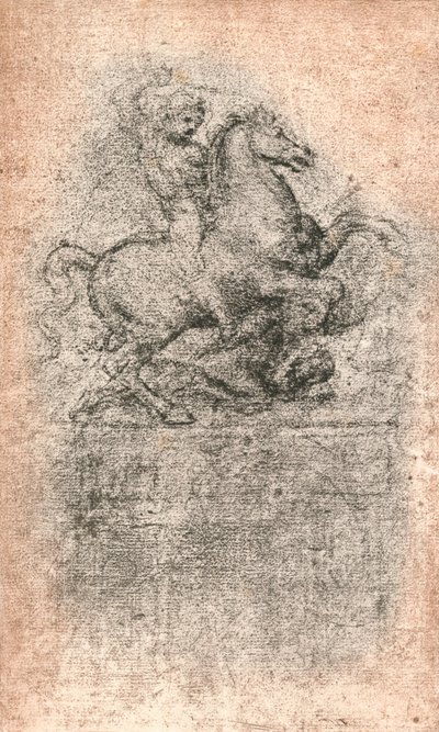 Studio per il Monumento Sforza da Leonardo da Vinci