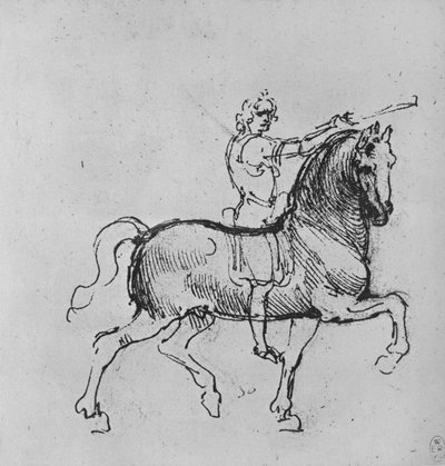 Studio di un cavaliere, c1480 da Leonardo da Vinci