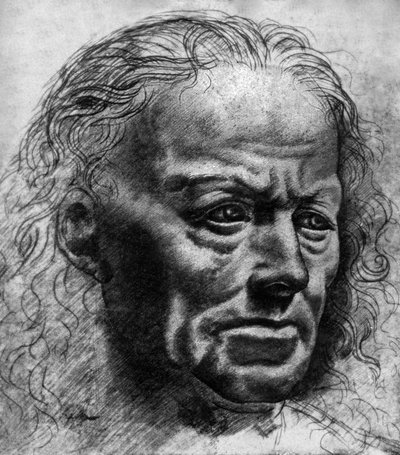 Studio di espressione da Leonardo da Vinci