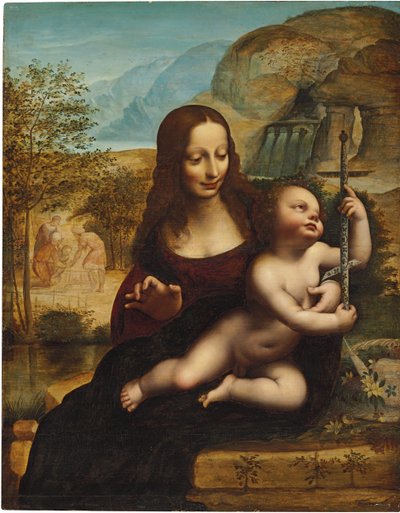 La Madonna del fuso da Leonardo da Vinci