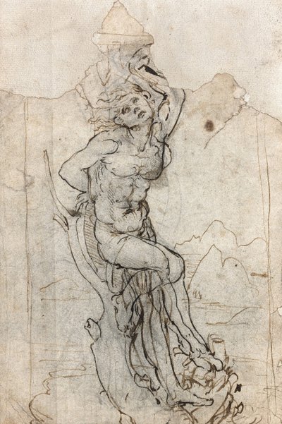 Il martirio di San Sebastiano, tra il 1482 e il 1485 da Leonardo da Vinci