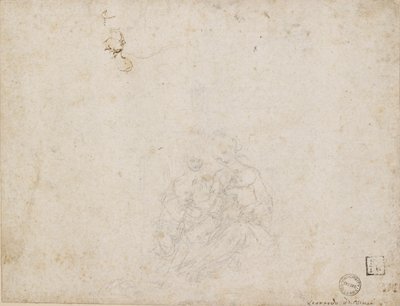 La Vergine e il Bambino adorati da Leonardo da Vinci