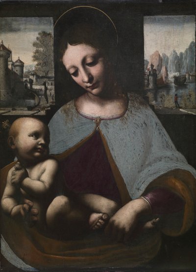 Vergine e Bambino, c. 1500 da Leonardo da Vinci