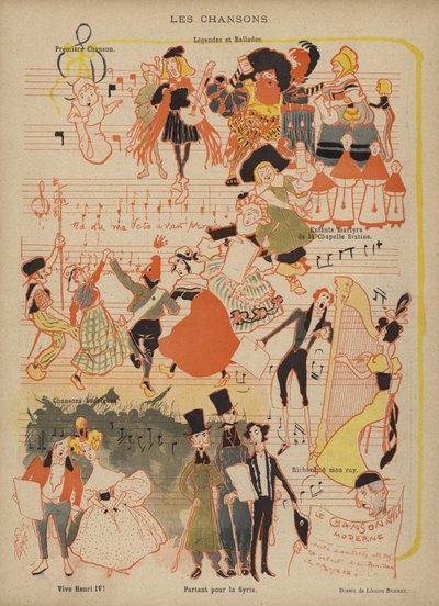 Illustrazione per Le Rire da Leonce Burret