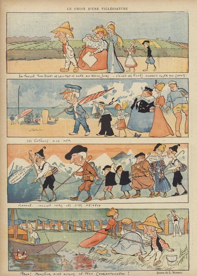 Illustrazione per Le Rire da Leonce Burret