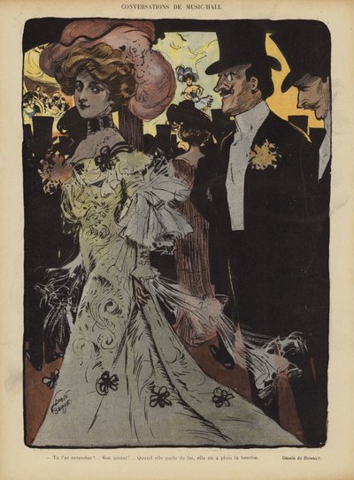Illustrazione per Le Rire da Leonce Burret