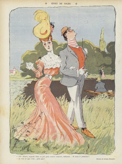 Illustrazione per Le Rire da Leonce Burret