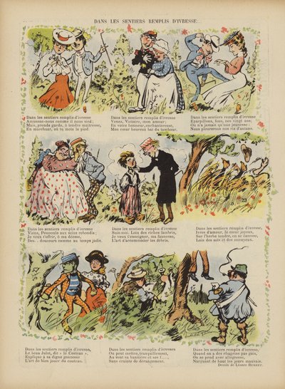 Illustrazione per Le Rire da Leonce Burret