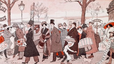 Il Boulevard, di Leonce Burret da Leonce Burret