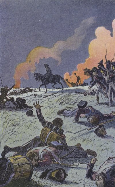 La sera dopo la Battaglia di Waterloo da Leonce Burret