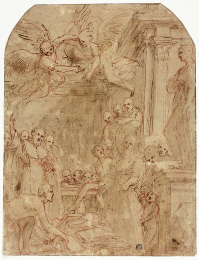 Studio per il Processo ai libri di San Domenico e degli albigesi per mezzo del fuoco da Leonello Spada