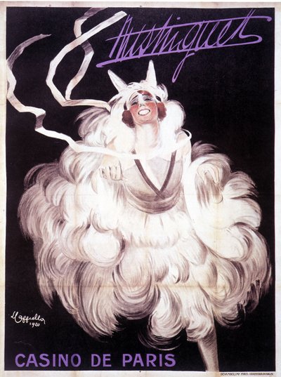 Manifesto che rappresenta Mistinguett al Casino de Paris da Leonetto Cappiello