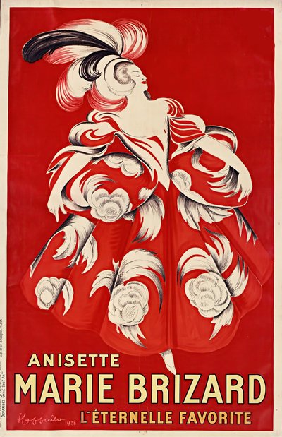 Anisette Marie Brizard, 1928 da Leonetto Cappiello