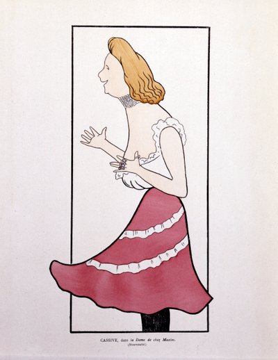 Armande Cassive, in "La Dame de Chez Maxim", fumetto da Leonetto Cappiello