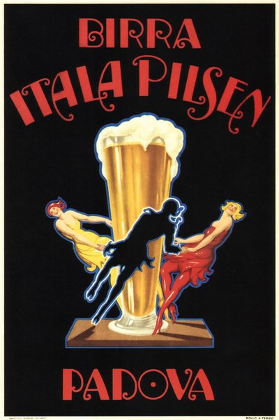 Birra Itala Pilsen (poster) da Leonetto Cappiello