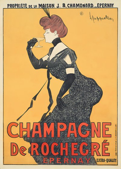 Champagne De Rochegré da Leonetto Cappiello