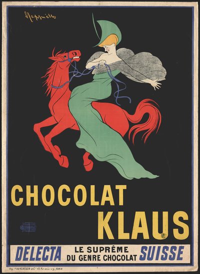 Chocolat Klaus, 1902 da Leonetto Cappiello