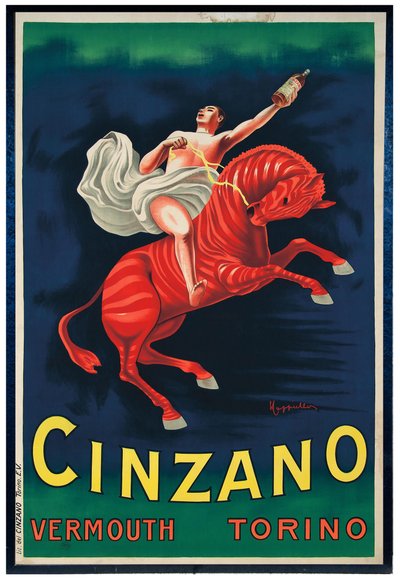 Cinzano Vermouth Torino, 1910 da Leonetto Cappiello