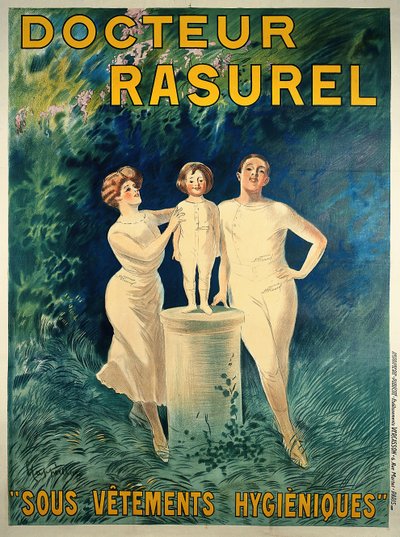 Docteur Rasurel: Sotto indumenti igienici, c. 1911 da Leonetto Cappiello