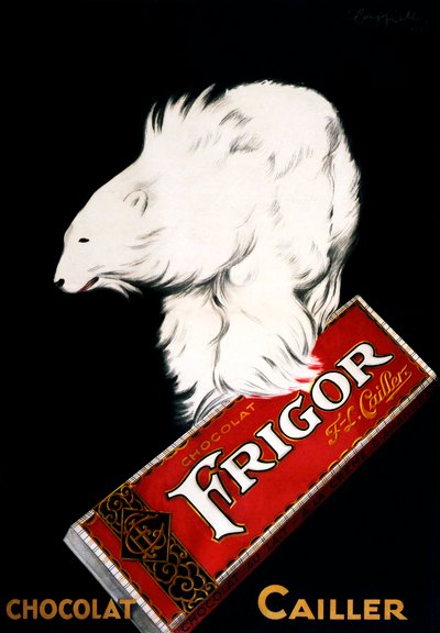 Poster del cioccolato Frigor di Leonetto Cappiello da Leonetto Cappiello