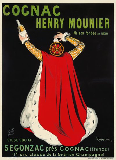 Henri Mounier Cognac, c. 1910 da Leonetto Cappiello