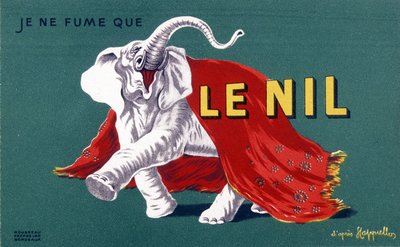 Fumo solo il Nilo (manifesto pubblicitario per sigarette 
