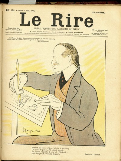 Illustrazione di Leonetto Cappiello per la copertina di Le Rire da Leonetto Cappiello