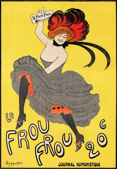Le Frou Frou Poster di Leonetto Cappiello da Leonetto Cappiello