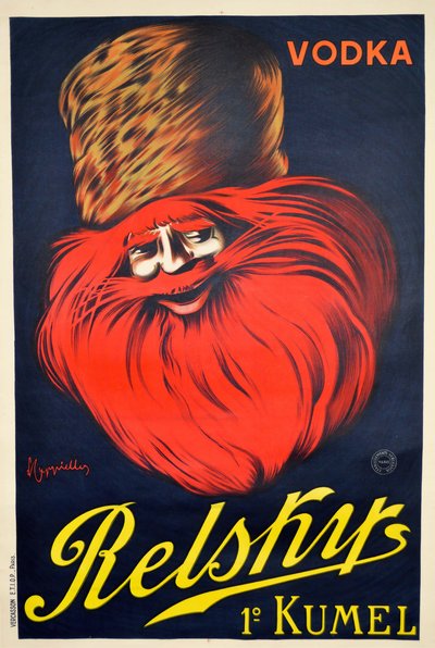 Relsky Vodka, 1925 da Leonetto Cappiello