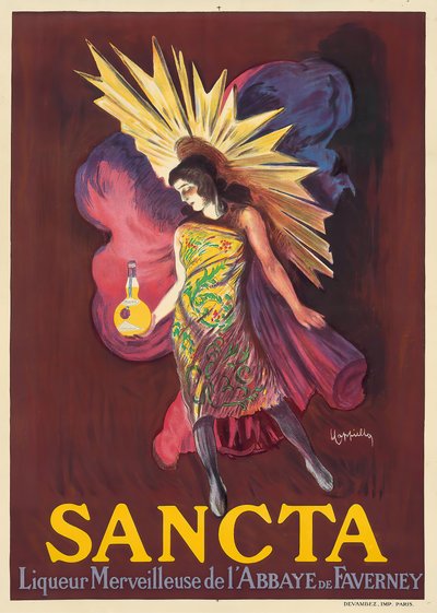 Sancta, 1925 da Leonetto Cappiello
