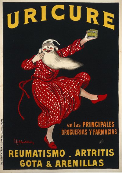 Uricure, c. 1910 da Leonetto Cappiello