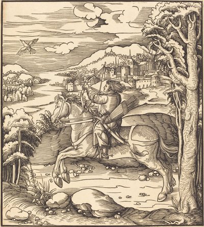 Il principe alla cattura degli uccelli da Leonhard Beck