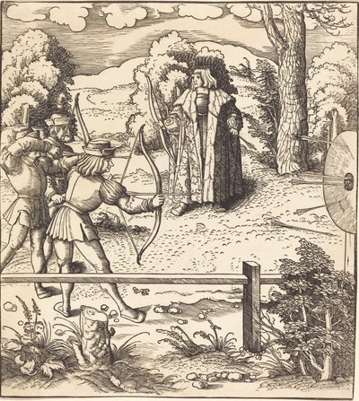 Il Giovane Re Bianco al Poligono da Leonhard Beck