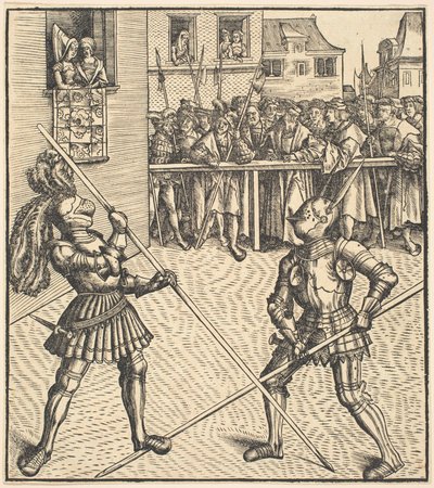 Torneo in occasione della festa del matrimonio da Leonhard Beck